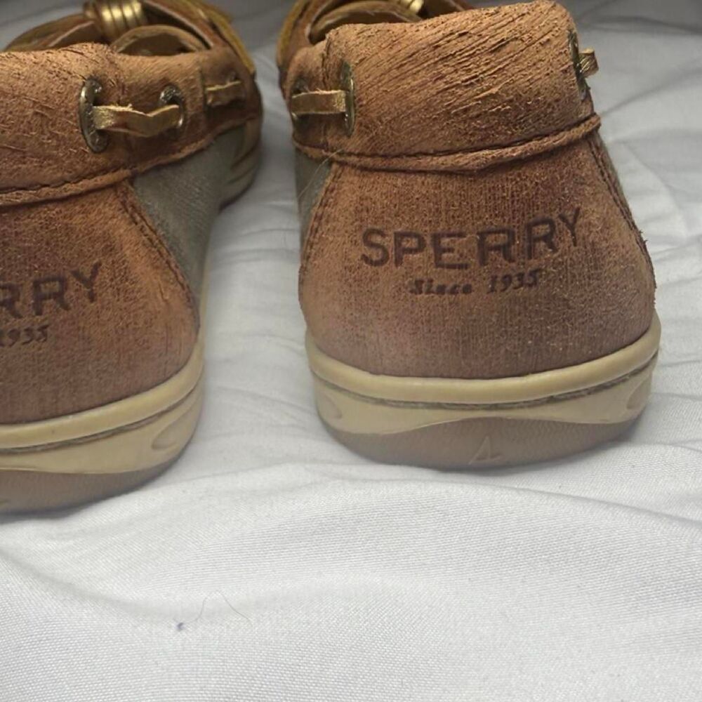 Sperry Women's Brown and Tan Boat-shoes - Picture 5 of 7